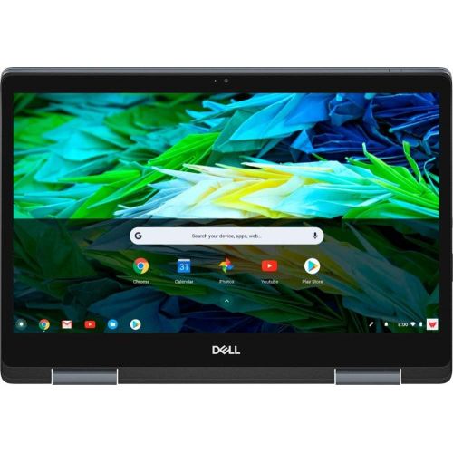 델 Dell Inspiron 2-in-1 14 Full HD Touch-Screen Chromebook - Intel Core i3, 4GB Memory, 128GB eMMC Solid State Drive Urban Gray Chrome OS