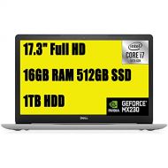 Dell Inspiron 17 3793 Business Laptop 17.3 Full HD 10th Gen Intel Core i7 1065G7 16GB RAM 512GB SSD + 1TB HDD GeForce MX230 Maxx Audio Win 10