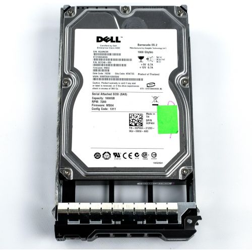 델 Dell CP464 1TB 7.2K 3GBps 3.5 Nearline SAS Hard Drive in Poweredge R Series Tray