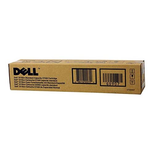 델 Dell GD907 Cyan Toner Cartridge 5110cn Color Laser Printer