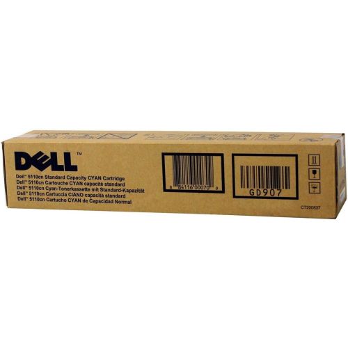 델 Dell GD907 Cyan Toner Cartridge 5110cn Color Laser Printer