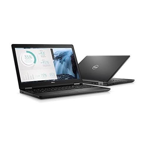 델 Dell T6YG7 Latitude 5580 Laptop, 15.6 FHD, Intel Core i5 7300U, 8GB DDR4, 500GB Hard Drive, Windows 10 Pro,Black