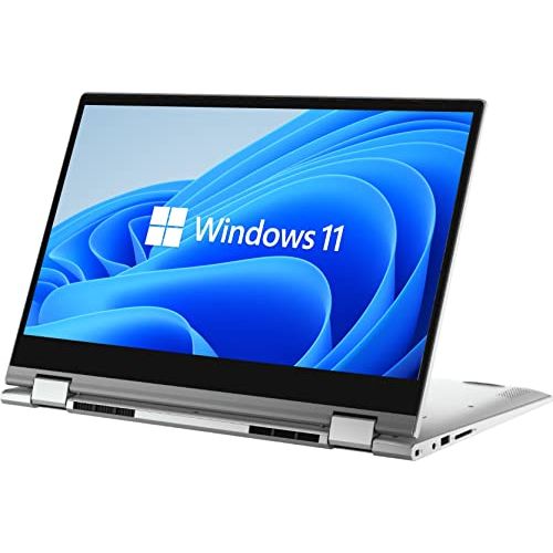 델 [Windows 11 Home] 2021 Dell Inspiron 5000 2 in 1 Laptop, 14 Touchscreen, Intel Core i3 1115G4 Processor, 8GB RAM, 512GB PCIe SSD, Remote for Work, Webcam, Wi Fi 6, HDMI, Type C, Ba