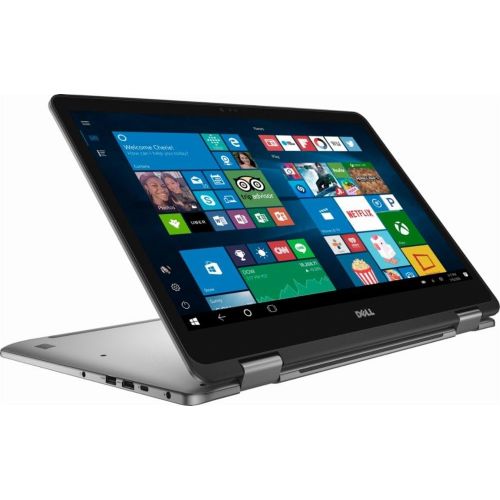 델 Dell Inspiron 7000 series 2 in 1 17.3 FHD Touch Screen Premium Build Laptop Computer, Intel Core i7 8550U up to 4.0GHz, 16GB DDR4, 512GB SSD + 2TB HDD, 2GB NVIDIA GeForce MX150, Bl