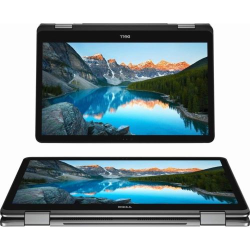 델 Dell Inspiron 7000 series 2 in 1 17.3 FHD Touch Screen Premium Build Laptop Computer, Intel Core i7 8550U up to 4.0GHz, 16GB DDR4, 512GB SSD + 2TB HDD, 2GB NVIDIA GeForce MX150, Bl