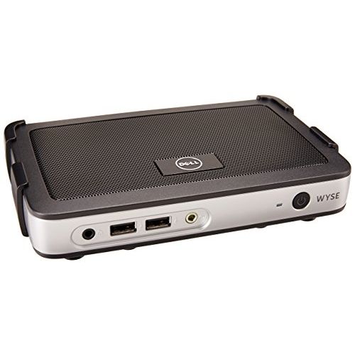 델 Dell Wyse 909569 01L P25 Mini Desktop, 512 MB RAM, 32 MB Flash, Black/Silver