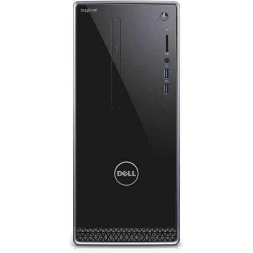 델 Dell Inspiron Flagship Premium Desktop PC, Intel Core i5 7400 Quad Core, 3GHz, 16GB RAM, 256GB SSD, DVD, WiFi Bluetooth HDMI VGA, Windows 10 Pro