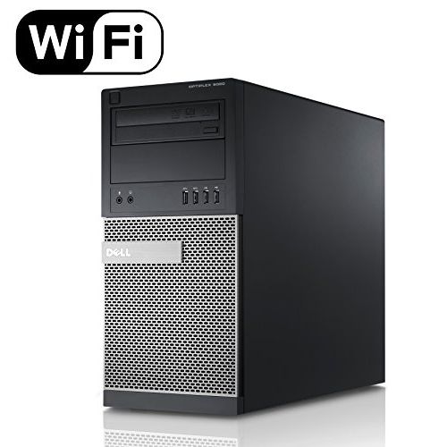 델 Flagship Dell Optiplex 9020 Small Form Factor Business Desktop Intel Quad Core i5 4590 up to 3.7GHz, 8GB DDR3, 256GB SSD, DVD±RW, WLAN, USB 3.0, Keyboard/Mouse Included，Windows 7