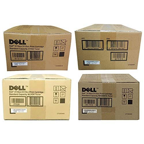 델 Dell 3110Cn Toner Cartridge Set (Oem) Black, Cyan, Magenta, Yellow