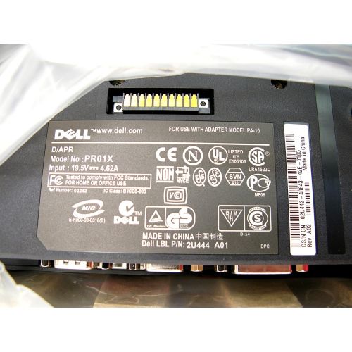 델 Dell PR01X D/Port Advanced Port Replicator (Docking Station) for Dell Latitude D Family Laptops / Precision Mobile WorkStation with PA 10 Adapter