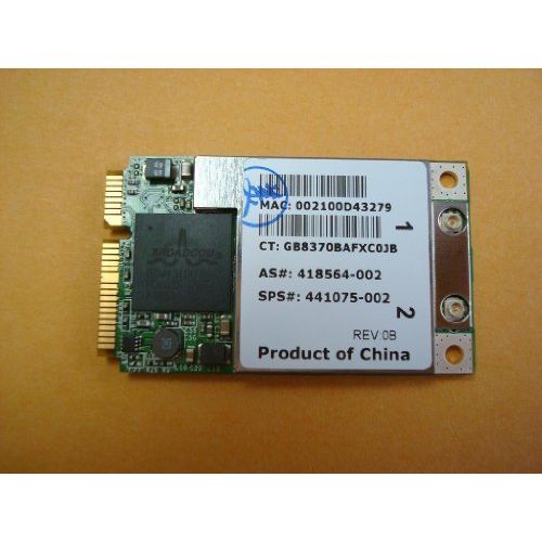 델 DELL DW1490 802.11 b/g WLAN Mini PCIe WIRELESS WIFI CARD JC977 TESTED / WARRANTY