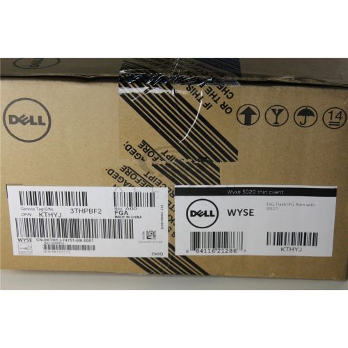 델 Dell Wyse KTHYJ 5020 Mini Desktop, 4 GB RAM, 16 GB Flash, AMD Radeon HD 8330E, Black