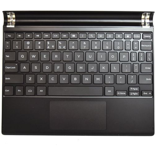 델 New G5VXX Dell Venue 10 7000 Series 10 Inch Tablet Bluetooth BT Pairing Keyboard US International Clavier Backlit w/Touchpad 7040 Device Docking Connectors T13G001 Android Wireless