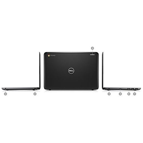 델 Dell Chromebook 11 3180 2NN30 11.6 Inch Traditional Laptop (Black)