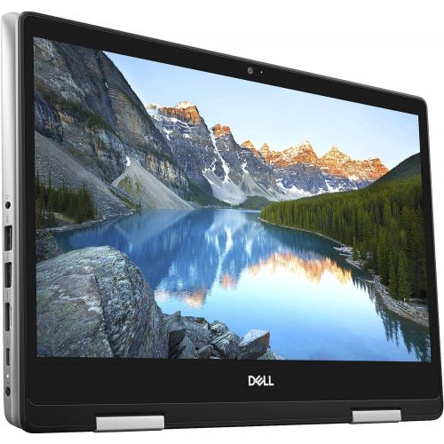 델 Dell Inspiron 2 in 1 14 Touch Screen Laptop Intel Core i7 8GB Memory 256GB Solid State Drive Silver