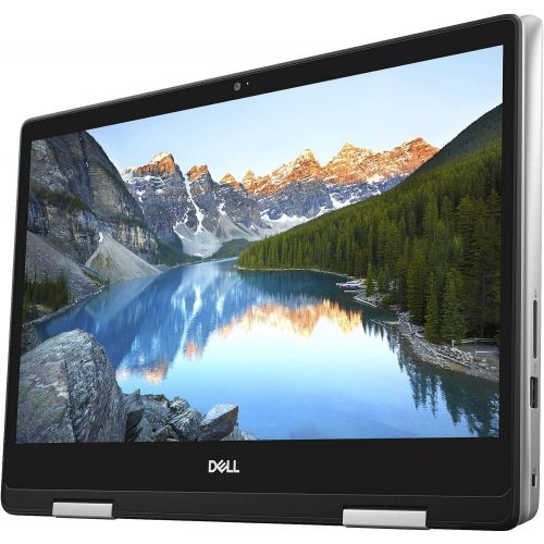 델 Dell Inspiron 2 in 1 14 Touch Screen Laptop Intel Core i7 8GB Memory 256GB Solid State Drive Silver