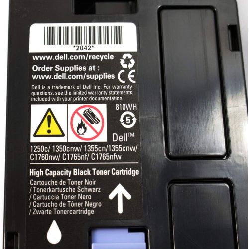 델 Dell 810WH Toner Cartridge (Black) in Retail Packaging DLL810WH