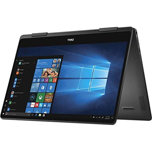 델 Dell Inspiron 13 7000 2 in 1 Premium 2019, 13.3 4K UHD IPS Touchscreen Laptop, Intel Quad Core i7 8565U, 16GB DDR4, 512GB PCIe SSD, HD Webcam HDMI USB C WiFi Backlit KB Fingerprint