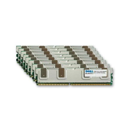 델 Dell Computers NEW Dell MADE GENUINE ORIGINAL 64GB KIT (8 x 8GB) DDR2 667 PC2 5300 240 PIN Fully Buffered RAM Upgrade for Dell POWEREDGE 2900 R900