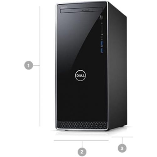 델 Dell Inspiron 3000 3670 Desktop Computer Intel Core i5 (8th Gen) i5 8400 2.80 GHz 12 GB DDR4 SDRAM 1 TB HDD Windows 10 Ho