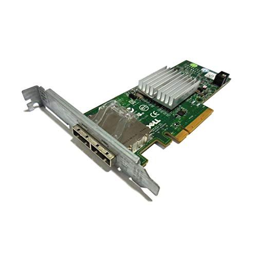 델 Dell SAS External Dual Ports PCI E 6GB/S Host Bus Server Adapter 12DNW 342 0910 Consumer Electronics