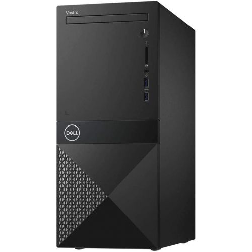 델 Dell Vostro Business Desktop, Intel Core i3 8100 3.60GHz (Quad Core, 6M Cache, 65W), 8GB Memory, 256GB Solid State Drive, 1TB Hard Drive Disk, 802.11 WiFi, Bluetooth, HDMI, VGA, Wi