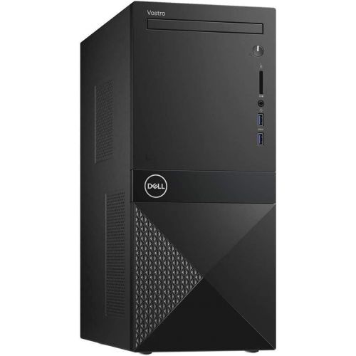 델 Dell Vostro Business Desktop, Intel Core i3 8100 3.60GHz (Quad Core, 6M Cache, 65W), 8GB Memory, 256GB Solid State Drive, 1TB Hard Drive Disk, 802.11 WiFi, Bluetooth, HDMI, VGA, Wi