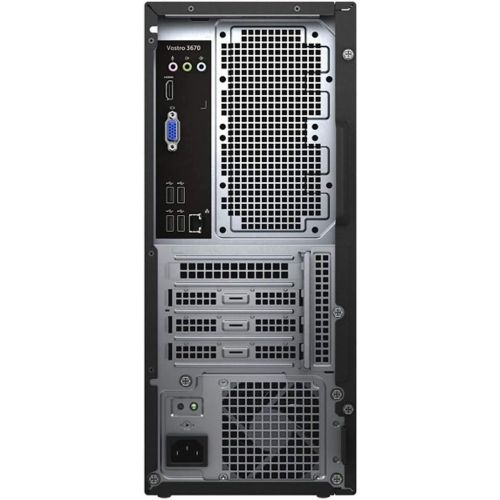 델 Dell Vostro Business Desktop, Intel Core i3 8100 3.60GHz (Quad Core, 6M Cache, 65W), 8GB Memory, 256GB Solid State Drive, 1TB Hard Drive Disk, 802.11 WiFi, Bluetooth, HDMI, VGA, Wi