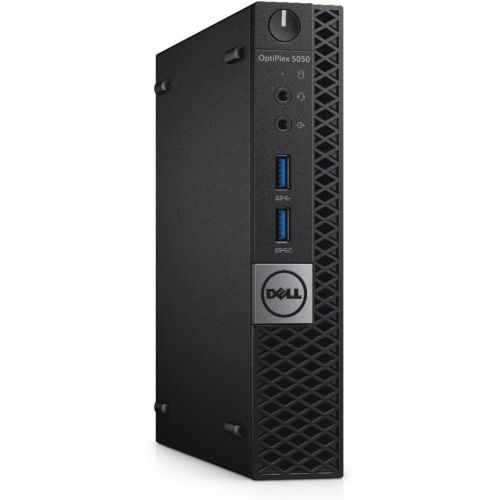 델 Dell 88C5K OptiPlex 5050 Micro Desktop PC with Intel Core i5 7500T, 8GB RAM, 128GB SSD, Black