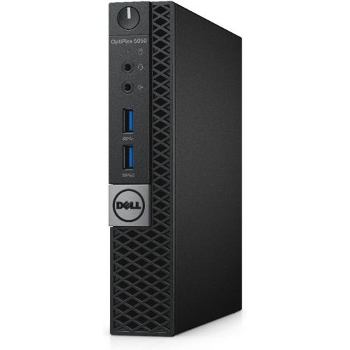 델 Dell 88C5K OptiPlex 5050 Micro Desktop PC with Intel Core i5 7500T, 8GB RAM, 128GB SSD, Black