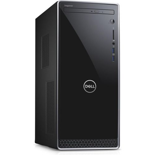 델 Dell Inspiron i3670 Desktop 8th Gen Intel Core i7 8700 6 Core up to 4.60 GHz, 16GB DDR4 Memory, 2TB SATA Hard Drive, 2GB Nvidia GeForce GT 1030, DVD Burner, Windows 10 Pro