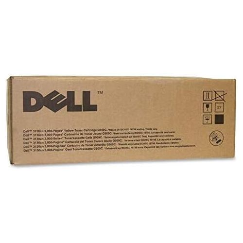 델 Dell G909C Yellow Toner Cartridge for Dell 3130CN Printer New G909C