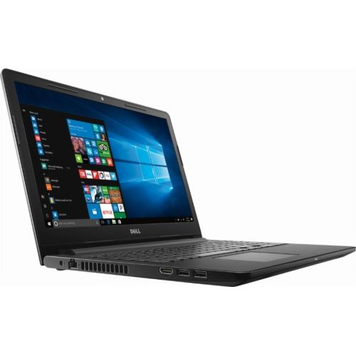 델 Dell Inspiron 15.6 HD Anti Glare Laptop PC AMD Dual Core A6 9200 Processor 8GB DDR4 128GB SSD AMD Radeon R4 DVD RW WiFi HDMI Bluetooth Waves MaxxAudio Windows 10