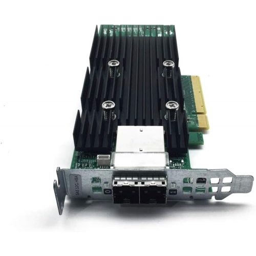 델 Dell 0T93GD 12G SAS HBA Low Profile Dual Port Host Bus Adapter D/PN: T93GD