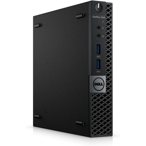 델 Dell 30PC5 OptiPlex 3040 MFF Micro Desktop (Intel Core i5 6500T, 8GB 1600MHz DDR3L RAM, 256GB SSD, Windows 10 Pro, Black)