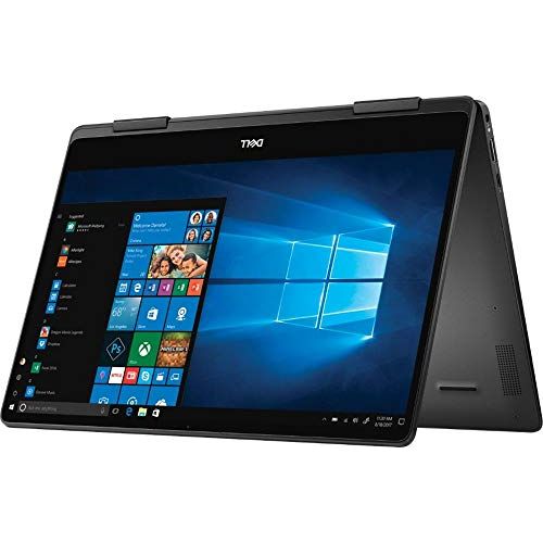 델 Dell Inspiron 2 in 1 13.3 4K UHD IPS LED Backlight Touch Screen Laptop, Intel Quad Core i7 8565U Up to 4.6GHz, 16GB DDR4, 256GB PCIe SSD, Fingerprint Reader, USB 3.1 C, Backlit Key