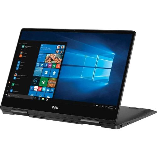 델 Dell Inspiron 2 in 1 13.3 4K UHD IPS LED Backlight Touch Screen Laptop, Intel Quad Core i7 8565U Up to 4.6GHz, 16GB DDR4, 256GB PCIe SSD, Fingerprint Reader, USB 3.1 C, Backlit Key