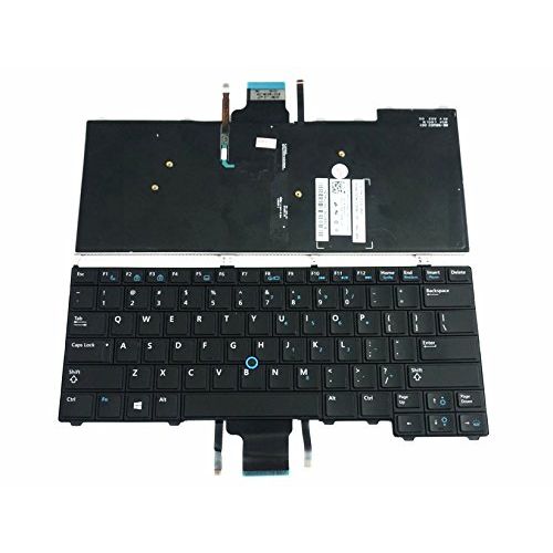 델 New for Dell Latitude 12 7000 E7240 E7440 08PP00 NSK LD0BC 01 Backlit Pointer Keyboard