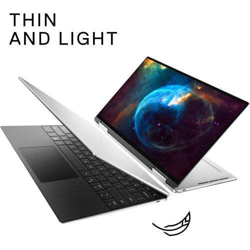 델 Dell XPS 13 7390 2 in 1 Convertible, 13.4 inch FHD+ Touch Laptop Intel Core i7 1065G7, 32GB LPDDR4x RAM, 512GB SSD, Intel Iris Plus Graphics, Windows 10 Home Platinum Silver, B