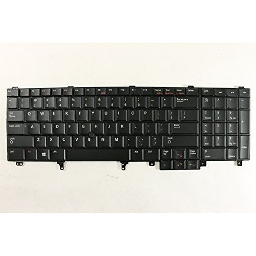 델 Dell OEM 7T425 Backlit Black Keyboard NSK DW2BC Latitude E5530 E6530 Precision M4600 M6600