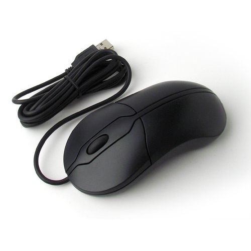 델 Dell 3 button Black Optical USB Mouse w/ Scroll Wheel (XN966 XN967)