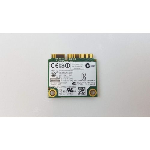 델 Dell 5K9GJ WiFi Card Intel Centrino N 6235 Mini PCI E 300Mbps; 802.11a/b/g/n Half Height Bluetooth 4.0 XPS 14