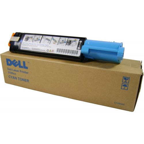 델 Dell K4973 Cyan Toner Cartridge 3100cn Color Laser Printer