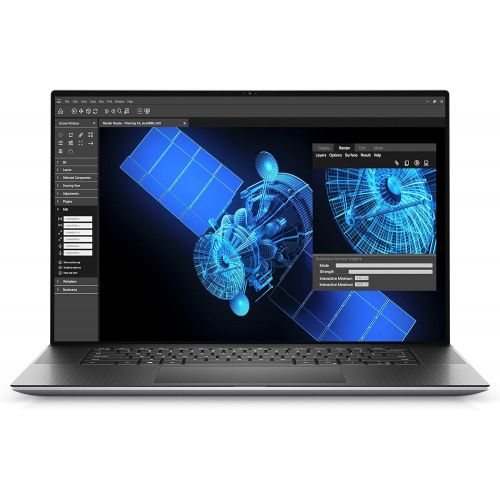 델 Dell Precision 5750, 17 inch UHD+ Touch Laptop Intel Core i7 10750H, 32GB DDR4 RAM, 512GB SSD HD, Nvidia Quadro RTX 3000 6GB, Windows 10 Pro Silver