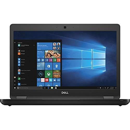 델 Dell Latitude 5000 5490 14 HD (1366x768) Business Laptop (Intel Quad Core i5 8350U VPro, 8GB DDR4 RAM, 256GB SSD) Backlit, Type C, VGA, HDMI, Webcam, Windows Hello, Windows 10 Pro