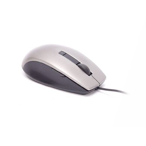 델 Genuine Dell K251D 6 Button Grey Gray Silver Black USB Scroll Wheel Optical Laser Mouse, Works Perfectly With Windows 95, 98, NT 4.0, 2000, XP, Vista, and Windows 7, and Will Work