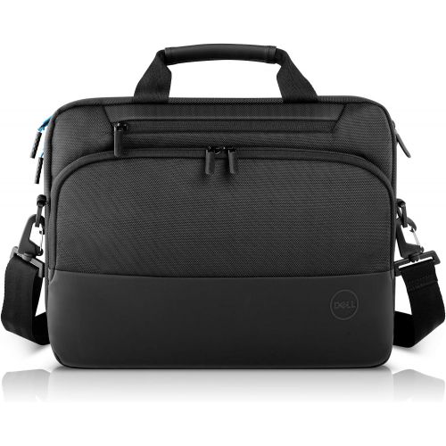 델 Dell Pro Briefcase 14 (PO1420C), Made with an Earth Friendly Solution Dyeing Process and Shock Absorbing EVA Foam That Protects Your Laptop from Impact.