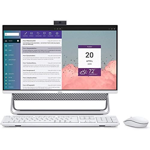 델 Dell Inspiron 24 5000 24 FHD All in One Business Desktop, Intel Core i5 10210U, 8GB DDR4, 1TB HDD, 802.11ac, Bluetooth 5.0, HDMI, USB 3.1 Type C, Webcam, Online Class Ready, Windows 10