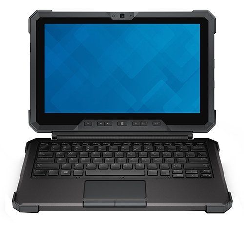 델 Dell Keyboard Cover with Kickstand for The Latitude 12 Rugged Tablet (Water Proof and Customizable RGB Backlight)