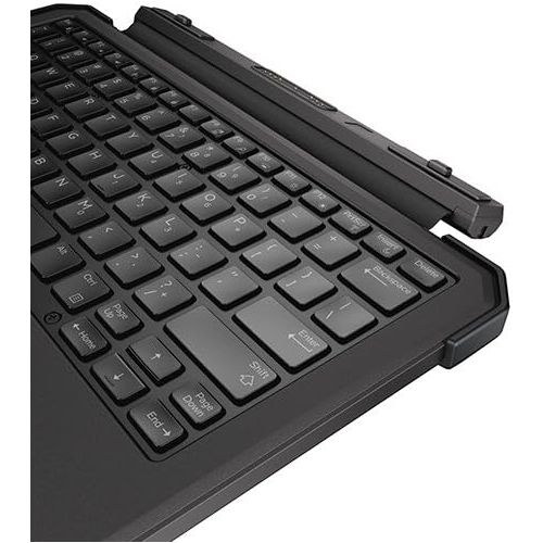 델 Dell Keyboard Cover with Kickstand for The Latitude 12 Rugged Tablet (Water Proof and Customizable RGB Backlight)